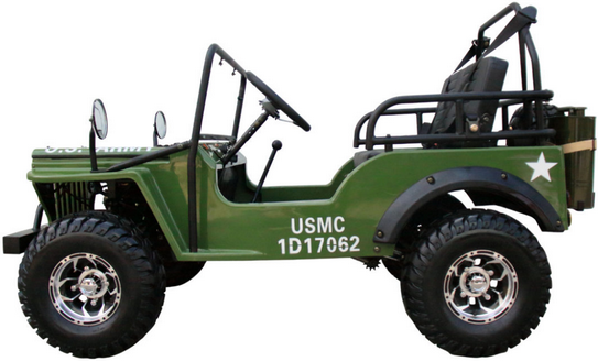 Jeep 125cc 3 speed with reverse