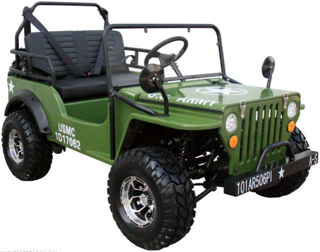 Jeep 125cc 3 speed with reverse