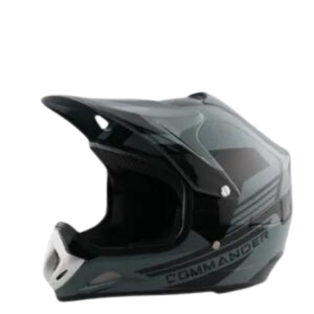 Youth Grey Commander Helmet