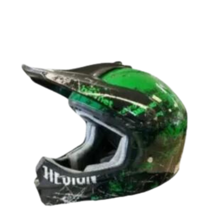 Youth Helmet Green/Black 1205