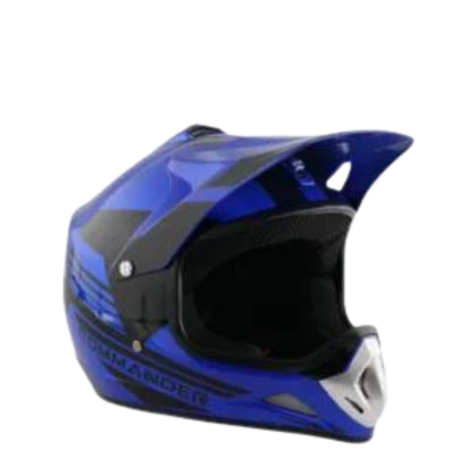 Youth Metallic Blue Helmet