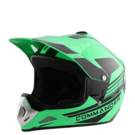 Youth Green Commander Helmet