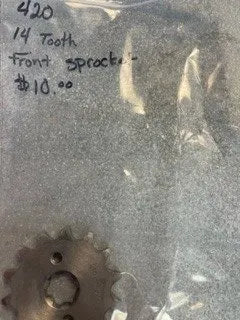 420 14 Tooth Front Sprocket