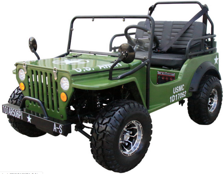 Jeep 125cc 3 speed with reverse
